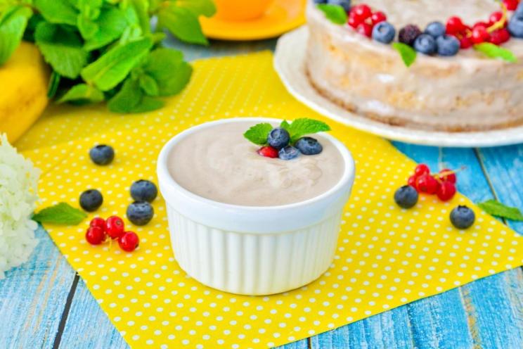 Easy Banana Custard for Cakes and Desserts