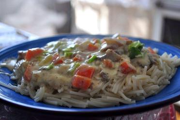 Mushroom Vermicelli Delight