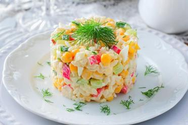 Crab Rice and Corn Salad Delight