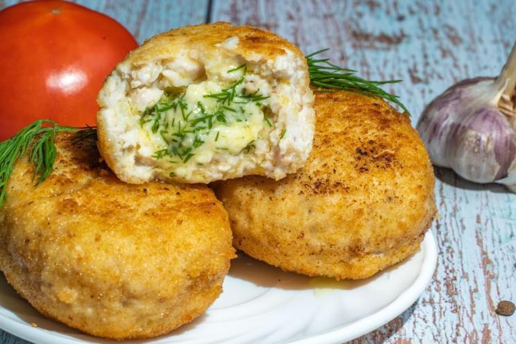 Cheese and Herb Stuffed Chicken Cutlets