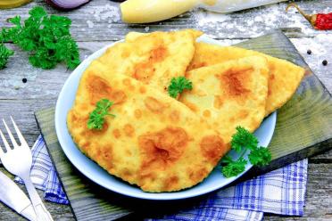 Crispy Chebureks with Vodka-Infused Dough