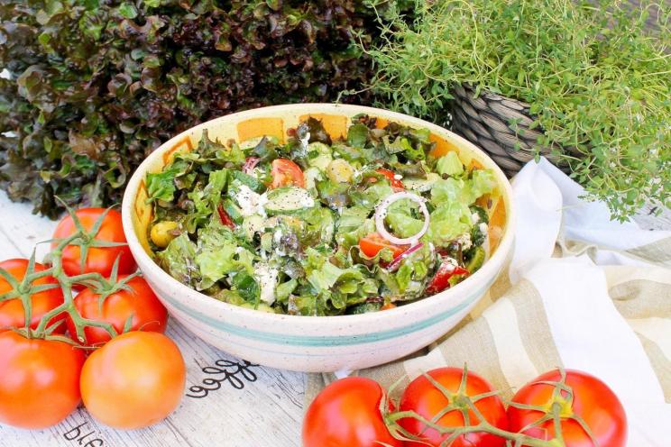 Tomato & Herb Cottage Cheese Salad