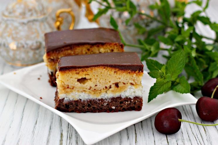 Coconut Chocolate Apple Cake Bonanza