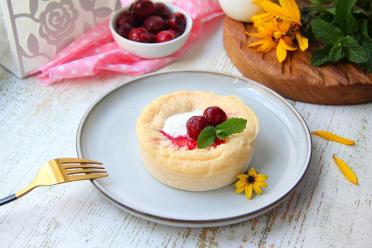 Quick Microwave Semolina and Cottage Cheese Casserole