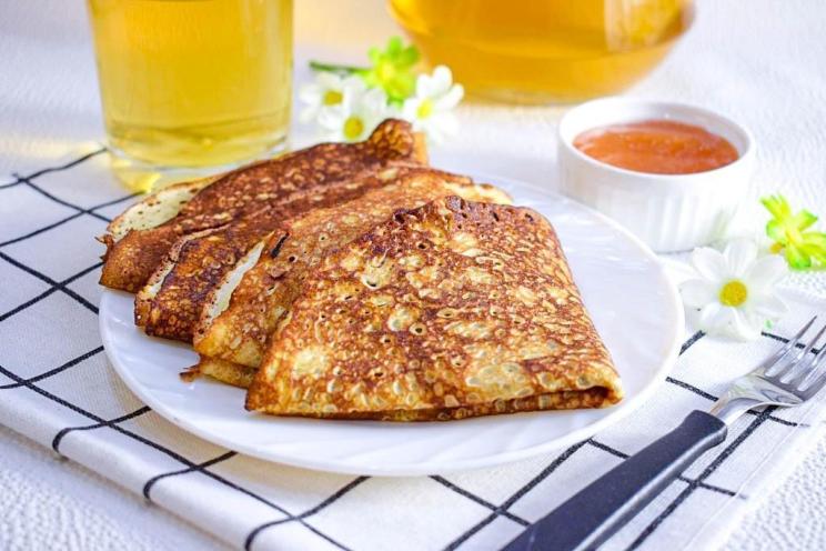 Fluffy Milk Pancakes
