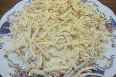 Festive Crab Stick and Tomato Layered Salad