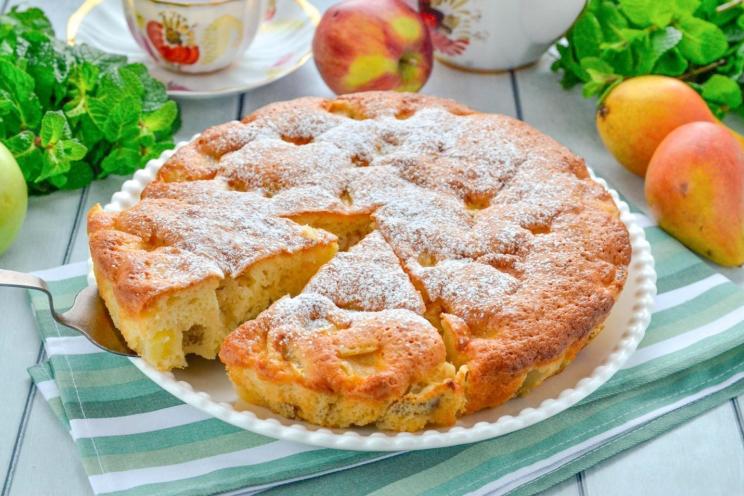 Apple-Pear Baked Charlotte Apple-Pear Baked Charlotte