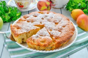 Apple-Pear Baked Charlotte