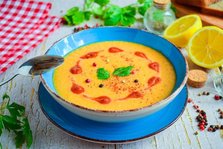 Rich and Velvety Turkish Red Lentil Soup Rich and Velvety Turkish Red Lentil Soup