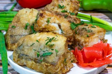 Soy-Marinated Fried Pollock