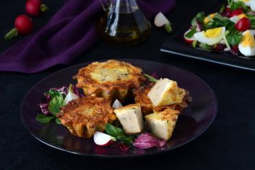 Cheesy Chicken Muffin Bites