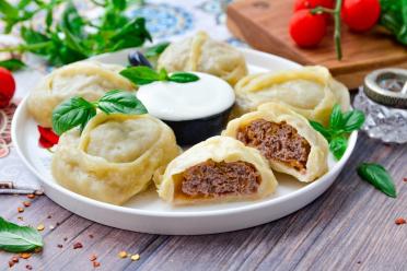 Pumpkin and Minced Meat Manti Recipe