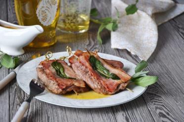 Roman Beef Saltimbocca Delight