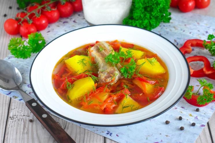 Hearty Pork Rib Soup