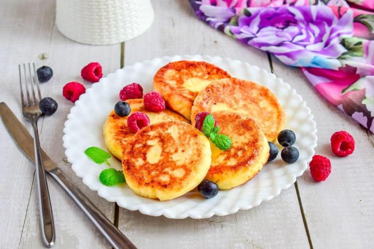 Healthy Cottage Cheese and Rice Flour Pancakes