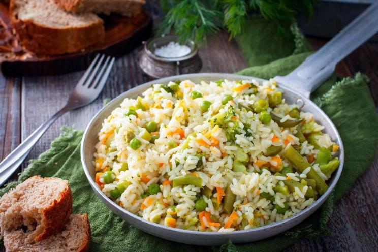 Quick and Tasty Rice with Frozen Veggies
