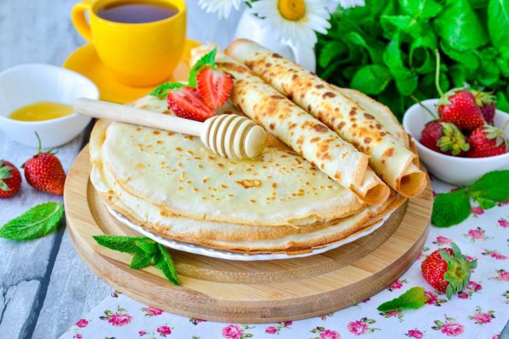 Easy Thin Milk & Egg Pancakes