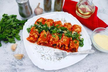 Easy Pork and Parmesan Cannelloni