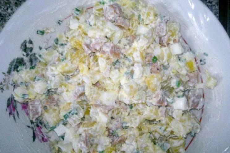 Quick and Easy Potato and Squid Salad