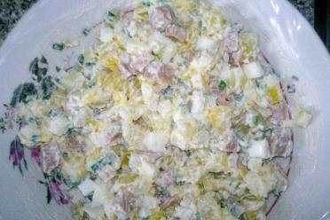 Quick and Easy Potato and Squid Salad