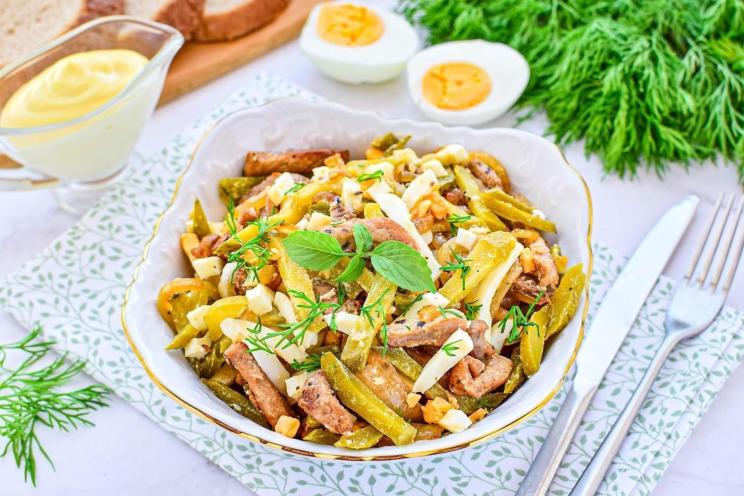 Savory Meat and Pickle Salad