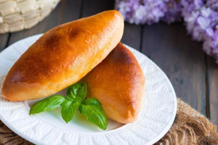 Tender Kefir Dough Pies with Green Onions and Eggs Tender Kefir Dough Pies with Green Onions and Eggs