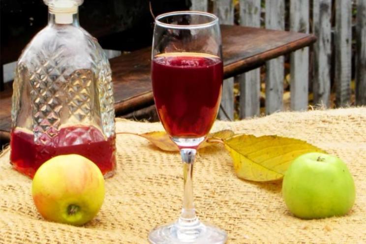 Homemade Cherry Plum Wine with Natural Fermentation