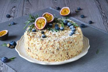Curd Napoleon Cake