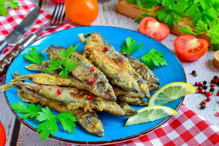 Pan-Fried Crispy Capelin Pan-Fried Crispy Capelin