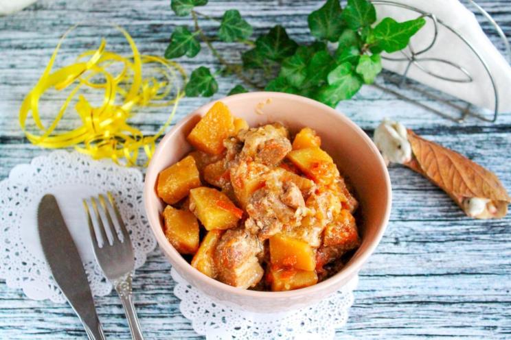 Creamy One-Pan Meat and Potatoes Stew Creamy One-Pan Meat and Potatoes Stew