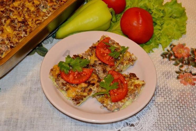 Meat and Zucchini Summer Bake