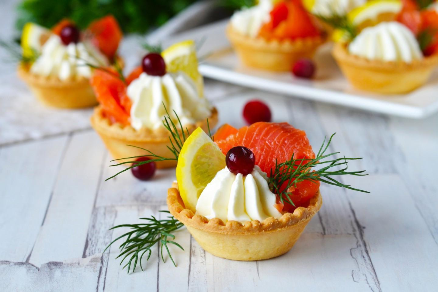 Trout Tartlets with Lemon Whipped Cream Trout Tartlets with Lemon Whipped Cream
