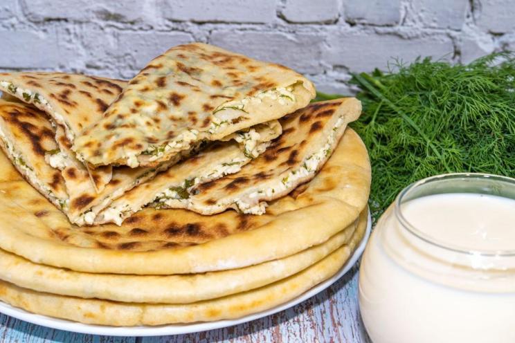 Cheesy Herb Kefir Flatbreads