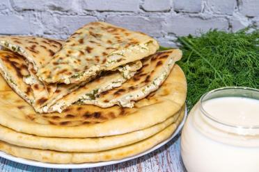 Cheesy Herb Kefir Flatbreads