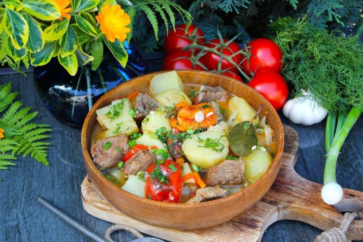 Campfire Stewed Beef and Potatoes Campfire Stewed Beef and Potatoes