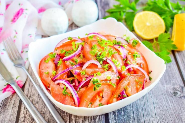 Quick & Tasty Tomato Onion Salad