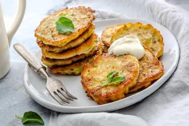 Savory Eggplant Fritters