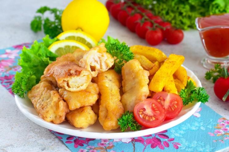 Crispy Mayonnaise-Battered Fish
