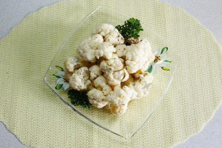 Easy Microwave Pickled Cauliflower Snack
