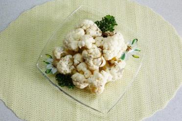 Easy Microwave Pickled Cauliflower Snack
