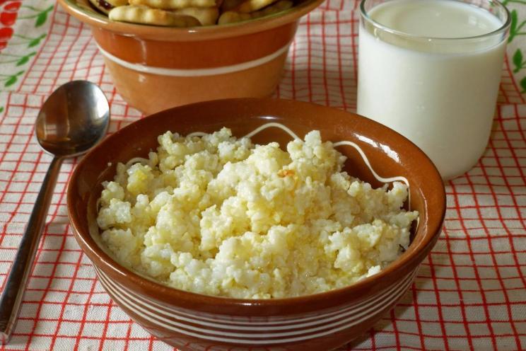 Baked Rice and Millet Milk Porridge