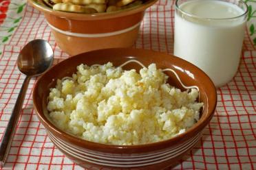 Baked Rice and Millet Milk Porridge