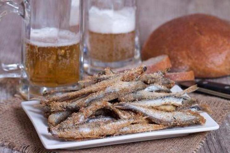 Crispy Baked Capelin in Breadcrumbs Crispy Baked Capelin in Breadcrumbs