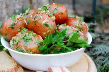 Garlic and Herb Jacket Potatoes Recipe