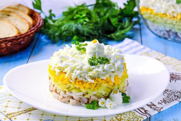 Smoked Chicken and Cheese Bride Salad Smoked Chicken and Cheese Bride Salad