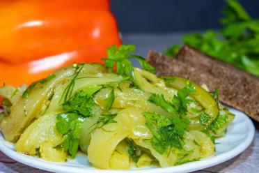 Festive Baked Pepper Salad