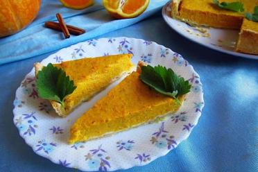 Orange Pumpkin Tart