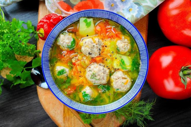 Hearty Lentil Meatball Soup Hearty Lentil Meatball Soup