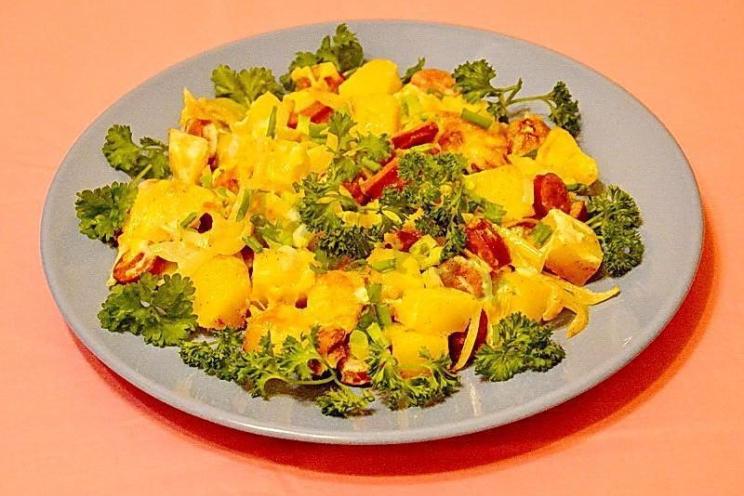 Cheesy Sausage Potato Casserole