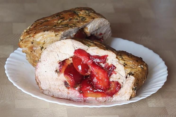 Plum-Glazed Pork Roast